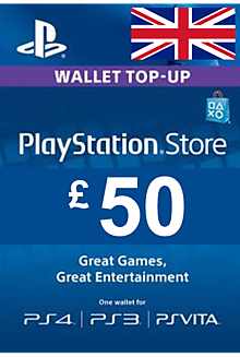 PSN UK 50 фунтов