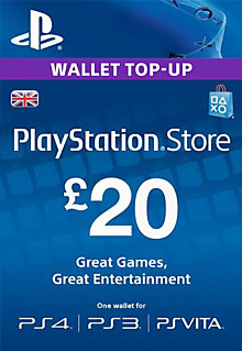 PSN UK 20 фунтов